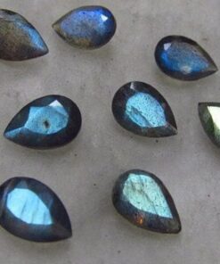 2x3mm Natural Labradorite Pear Cut Gemstone