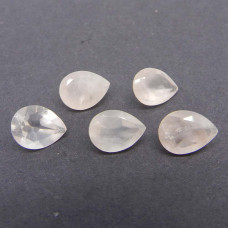 2x3mm Natural Rose Quartz Faceted Pear Cut Gemstone