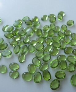 3x2mm Natural Peridot Oval Smooth Cabochon