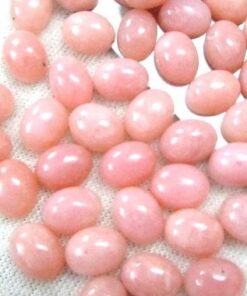3x2mm Natural Pink Opal Oval Smooth Cabochon