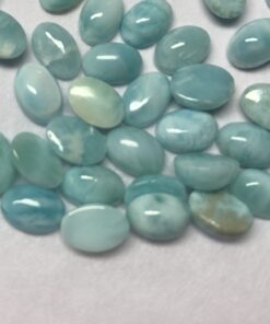 2x3mm Natural Larimar Oval Smooth Cabochon