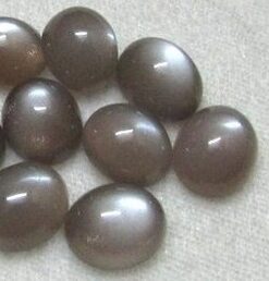 3x2mm Natural Gray Moonstone Oval Cabochon