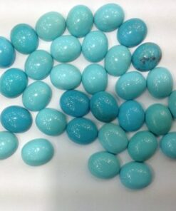 2x3mm Natural Sleeping Beauty Turquoise Oval Smooth Cabochon