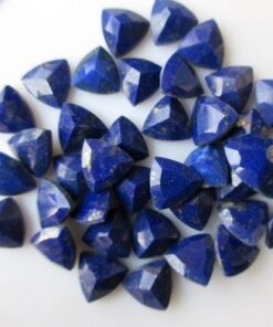 Natural Lapis Lazuli Faceted Trillion Gemstone