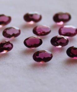 Natural Pink Tourmaline Faceted Oval Cut Gemstone