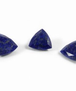 Natural Lapis Lazuli Faceted Trillion Cut Gemstone