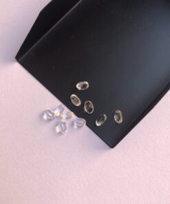 2x3mm Natural White Topaz Oval Cut Gemstone