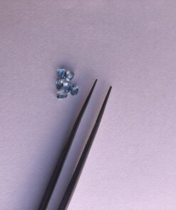 Natural Swiss Blue Topaz Faceted Oval Cut Gemstone