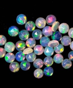 3mm Natural Ethiopian Opal Round Rose Cut Cabochon