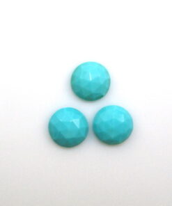 3mm sleeping beauty turquoise rose cut