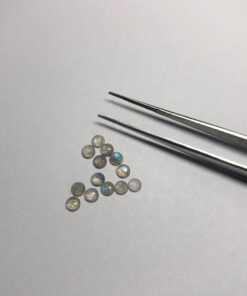 3mm Natural Labradorite Round Rose Cut Cabochon