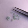 6mm Natural Aqua Chalcedony Round Rose Cut Cabochon