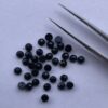 6mm Natural Black Onyx Round Rose Cut Cabochon