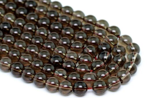 Shop 10mm Natural Smoky Quartz Smooth Round Beads