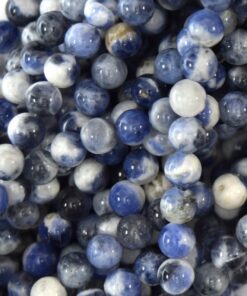 Shop 4mm Natural sodalite Smooth Round Beads