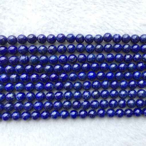 Shop 6mm Natural Lapis Lazuli Smooth Round Beads