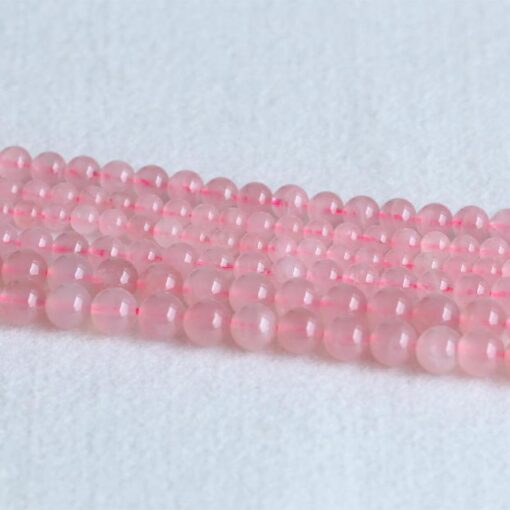 Shop 6mm Natural Rose Quartz Smooth Round Beads