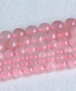 Shop 8mm Natural Rose Quartz Smooth Round Beads