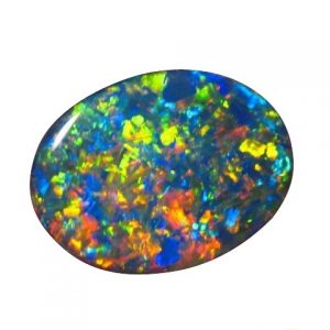 rare black opal