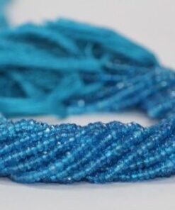 Shop Swiss Blue Topaz Faceted Rondelle Beads