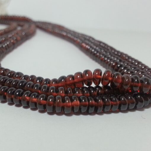 Shop Red Garnet Smooth Rondelle Beads Strand