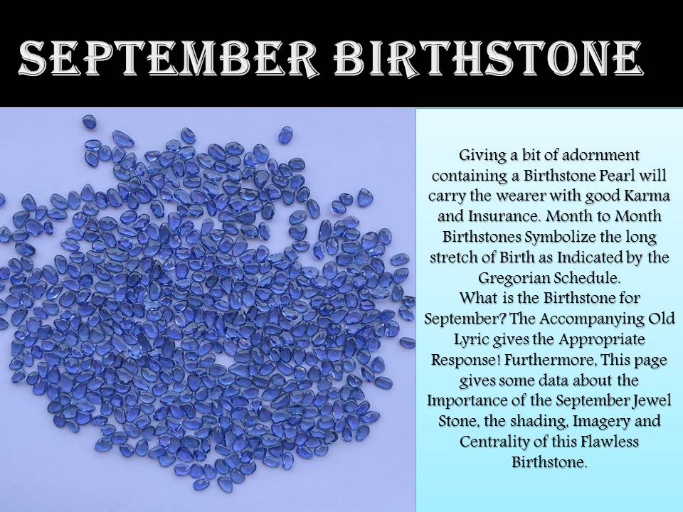 birthstones for september