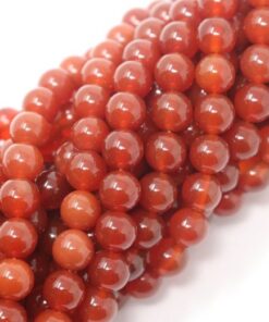Shop Natural Carnelian Smooth Round Beads Strand