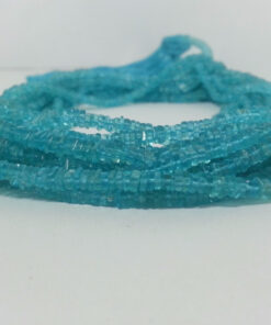 Shop Blue Apatite Smooth Square Beads Strand