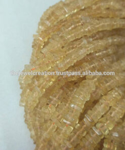 Shop Natural Citrine Smooth Square Beads Strand