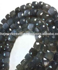 Shop Gray Moonstone Faceted Box Beads Strand