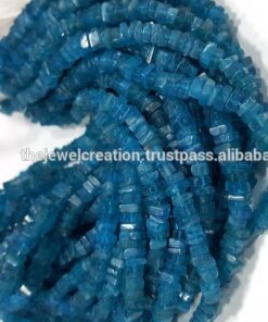 Shop Neon Apatite Smooth Square Beads Strand