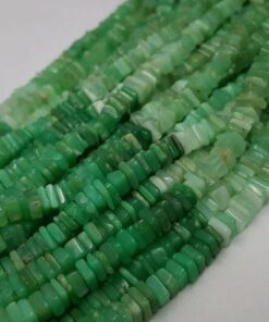 Shop Chrysoprase Smooth Square Beads Strand