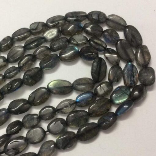 Shop Labradorite Smooth Tumble Nuggets Beads