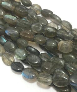 Shop Natural Labradorite Smooth Oval Beads Strand