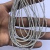 Shop 2mm 3mm Natural Gray Diamond Faceted Rondelle Beads Strand