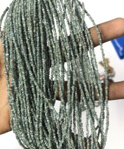 Shop AAA Green Diamond Rough Uncut Chips Beads Strand