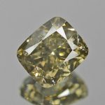 rare olive green diamond