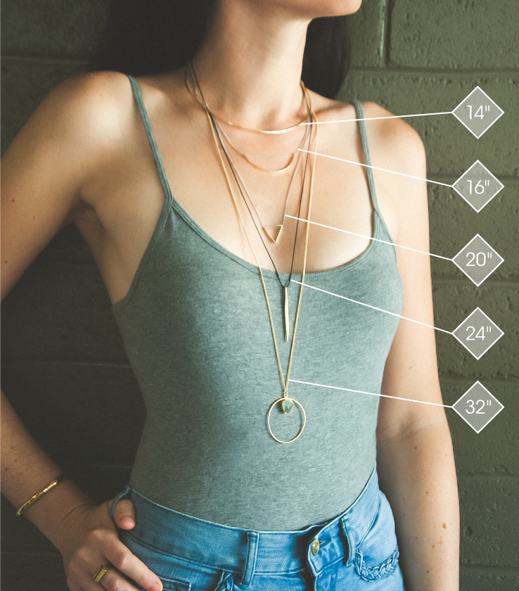 Finding the Right Necklace Length : A Comprehensive Necklace Size Chart  Guide - Statement Collective