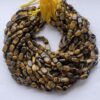 Natural Yellow Tiger Eye Smooth Oval Beads Strand