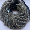 Natural Labradorite Smooth Oval Beads Strand