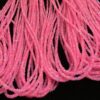 Natural Baby Neon Pink Ethiopian Opal Smooth Rondelle Beads Strand