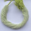 2mm Natural Micro Green Prehnite Stone Faceted Beads Strand