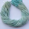 2mm Natural Micro Ombre Amazonite Stone Faceted Beads Strand