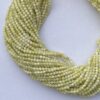 2mm Natural Micro Yellow Opal Stone Faceted Beads Strand