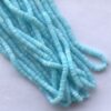 Shop 5mm 6mm Natural Sea Blue Opal Stone Smooth Heishi Beads Strand