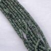 Shop 5mm 6mm Natural Emerald Stone Smooth Heishi Tyre Beads Strand