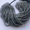 Shop 5mm 6mm Natural Labradorite Stone Smooth Heishi Tyre Beads Strand