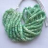 Shop 5mm 6mm Natural Chrysoprase Stone Smooth Heishi Tyre Beads Strand