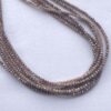 4mm Natural Red Diamond Faceted Rondelle Beads Strand