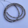 Shop 4mm Natural Champagne Diamond Faceted Rondelle Beads Strand
